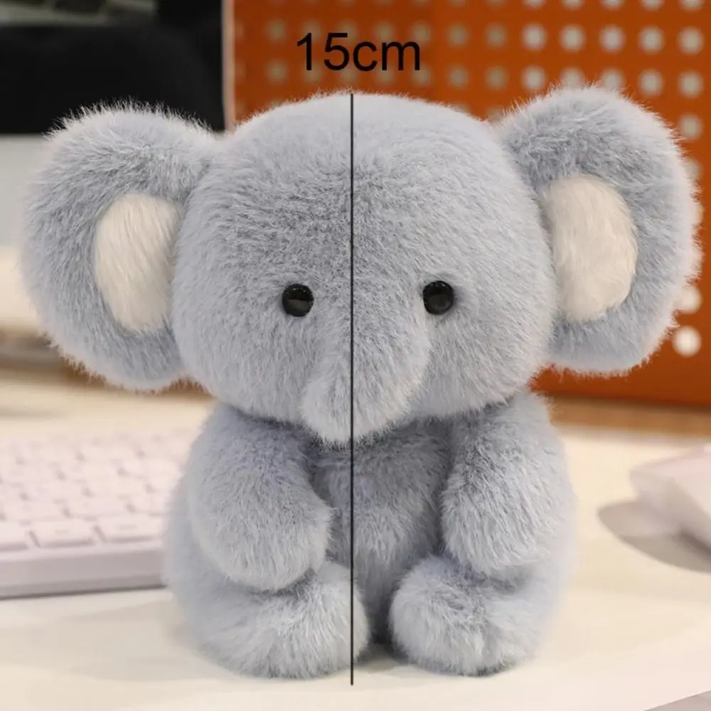 Kawaii 15 cm peluche compagno bambola peluche orso farcito cuscino animale super morbido elefante animale peluche regalo per dormire