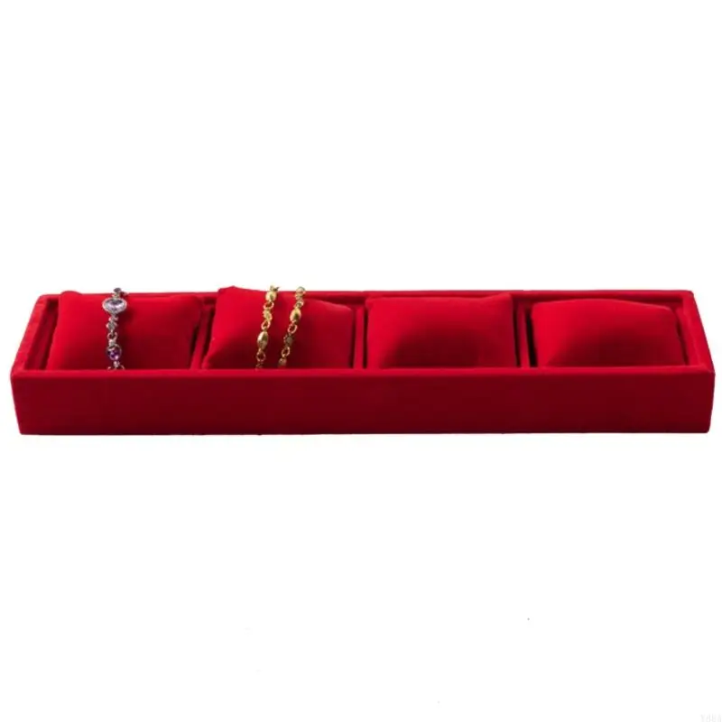 Y88A Modern Jewelry Showcase 4 Grids Watch Storage Box for Bangle