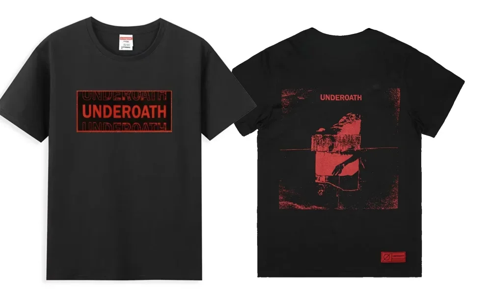 

2024 new Y2K VINTAGE UNDEROATH EMO BAND T-SHIRT COTTON tops TEES