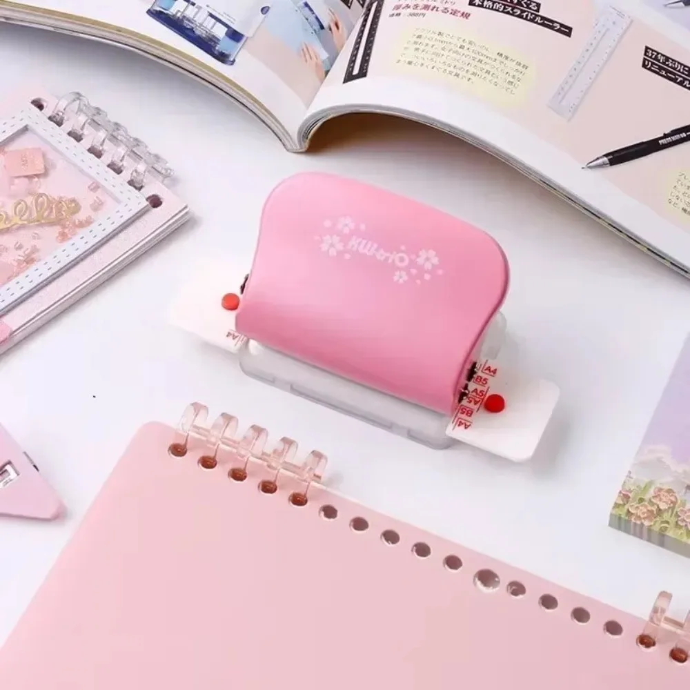 

Новый регулируемый 6-дырочный дырокол для перфорации листов, совместимый с бумагой форматов A4/B5/A5, для переплета документов, машина для резки бумаги