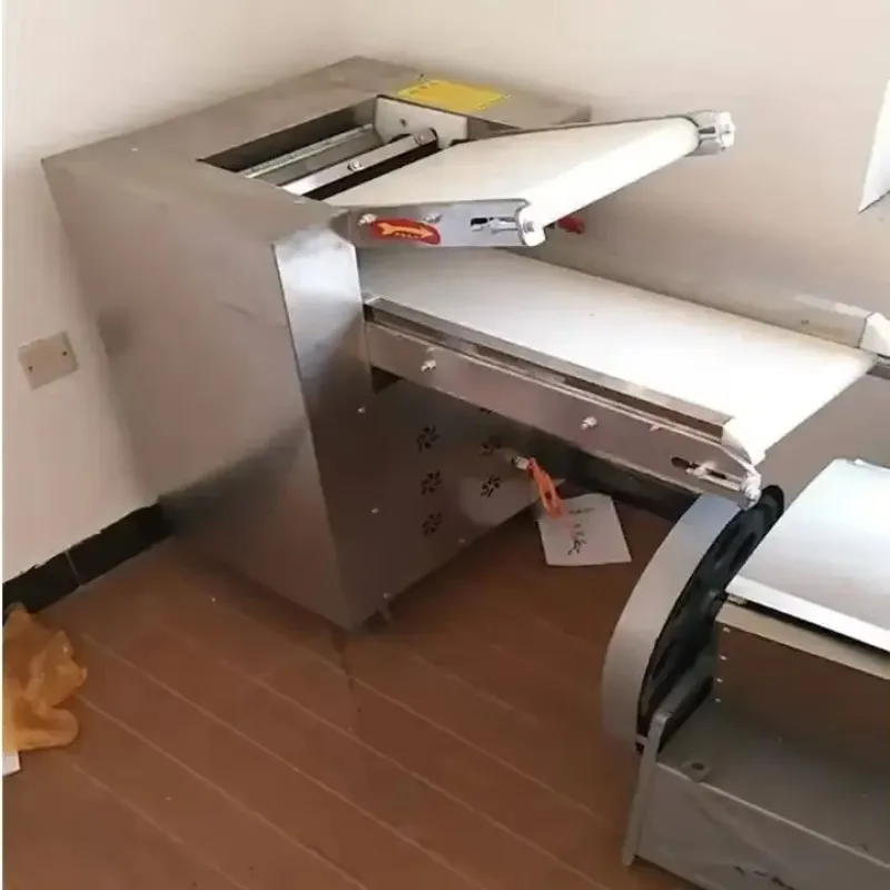 Mesin Pembuat Baklava Pasta Mie Segar Otomatis Listrik untuk Restoran, Mesin Penggiling Adonan dan Penggulung