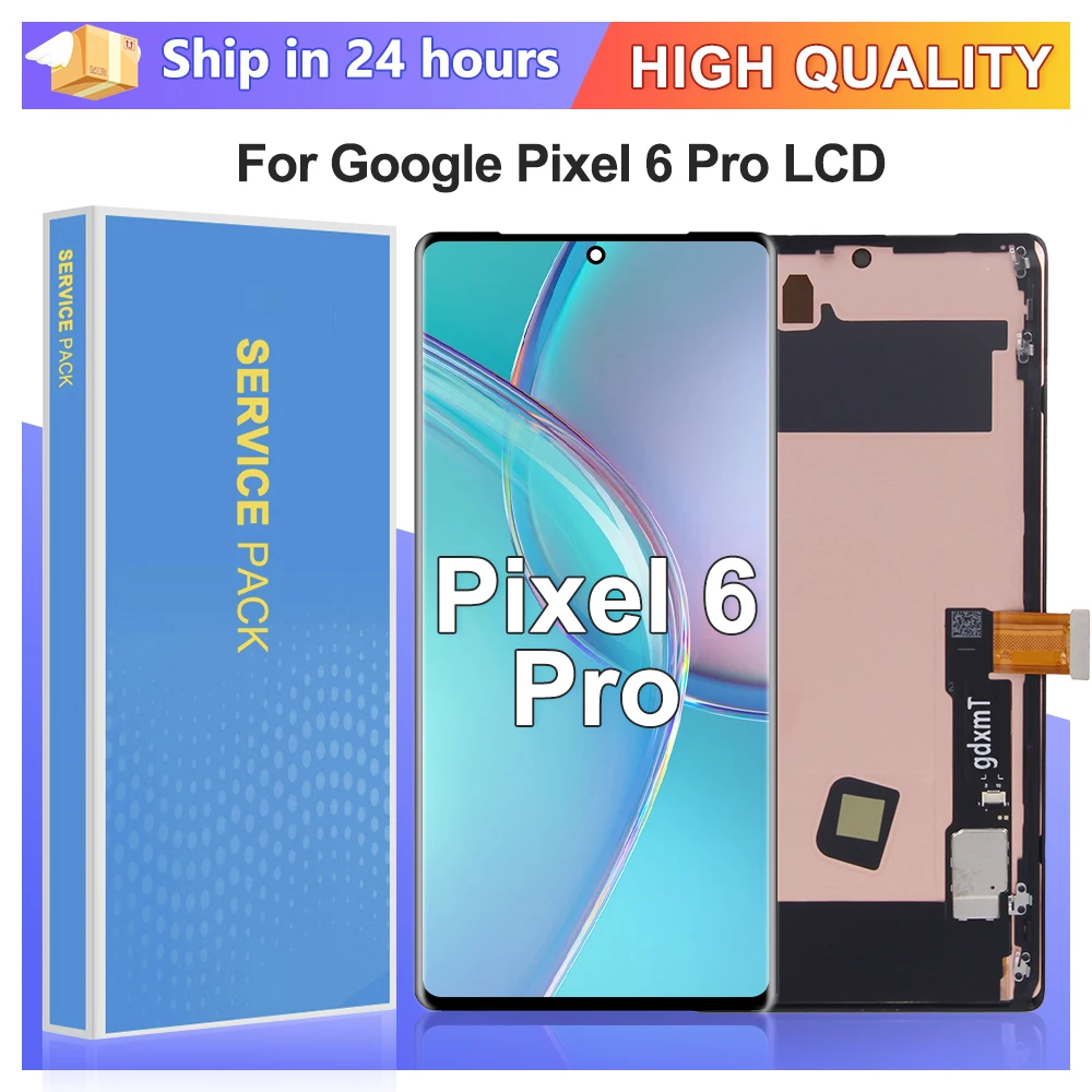 67インチoled-tft-google-pixel-6-pro-gluog、g8vou-lcd液晶ディスプレイデジタルアセンブリタッチ-google-pixel-6-proスクリーンlcd用