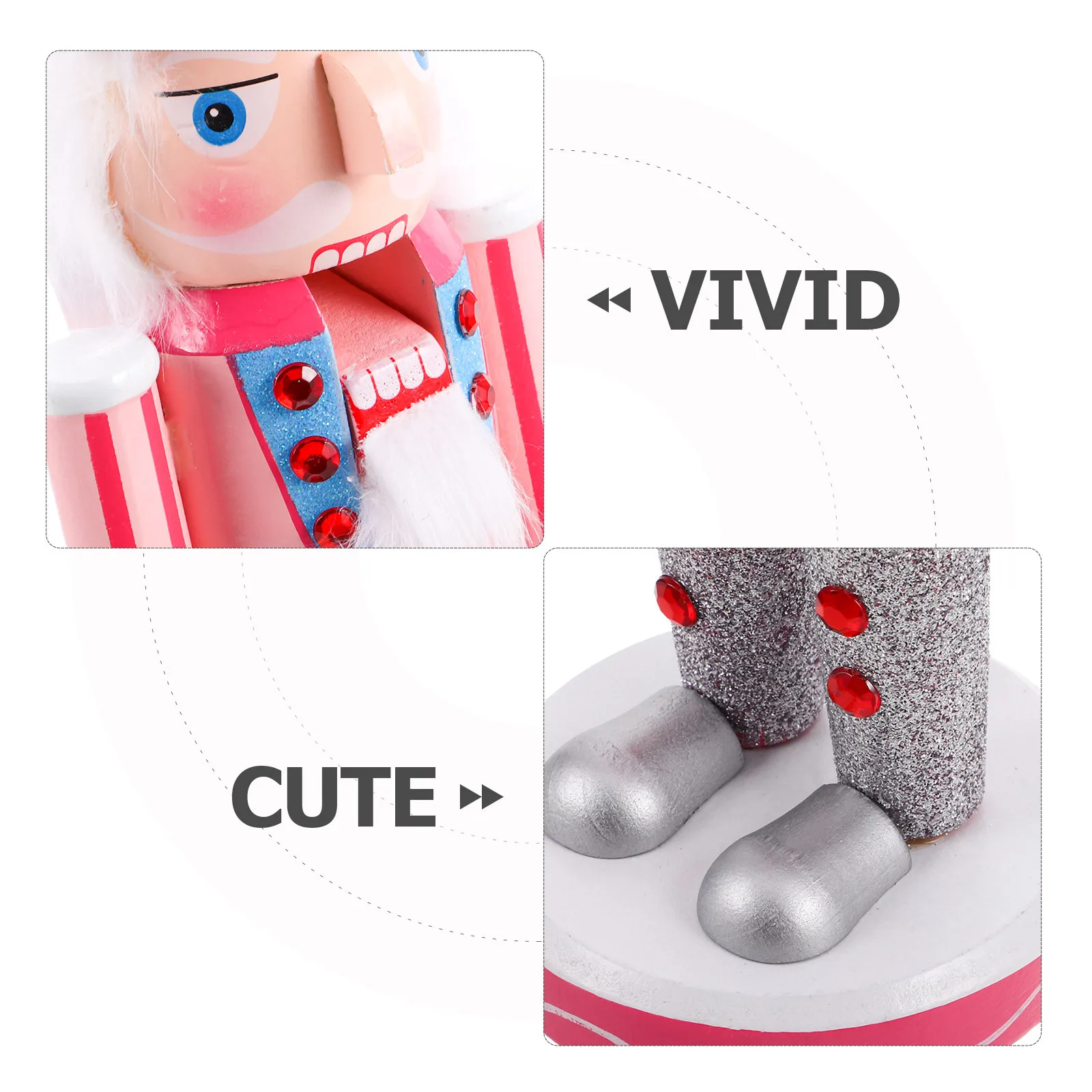 창의적인 크리스마스 호두까기 인형 나무 병사 장식품 크리스마스 파티 용품 가정 호텔 레스토랑 장식 크리스마스 호두까기 인형