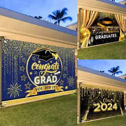 Graduation Background 2024 For Graduate Party Supplies Graduation Season Theme Party Decoration  DIY Craft Kid Gift Favors Gift