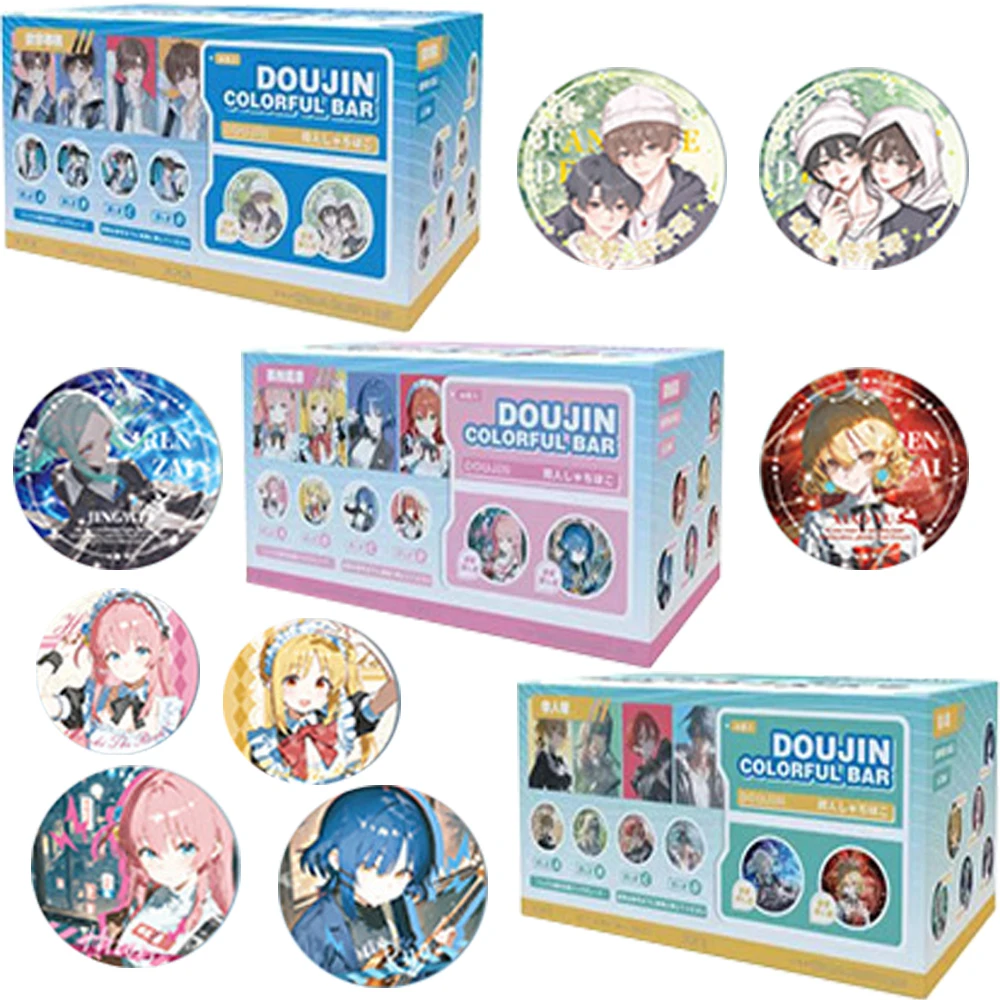 

Classic Popular Anime Children's Collection Round Badge Cartoon Cute Characters Craftsmanship Delicate Brooches Boys Girls Gifts