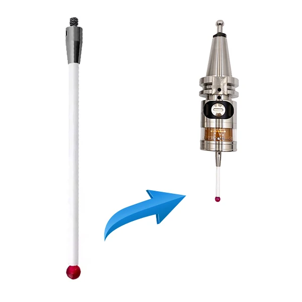 Makinopc Ceramic Straight Styli For Machine Tool Touch Probes To Ensure Maximum Measurement Accuracy