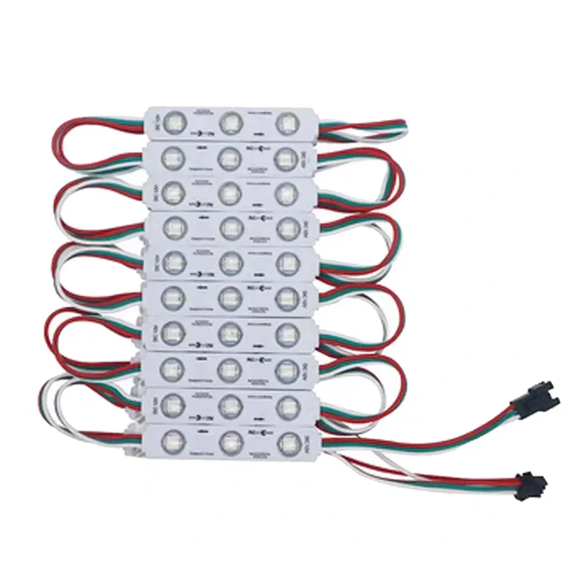 500 шт. WS2811 RGB светодиодные модули свет DC12V водонепроницаемый полноцветный рекламный светильник магазин вывеска буква световой короб украшение