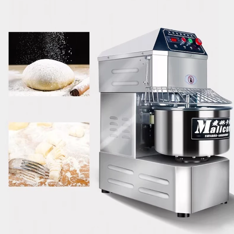 

Dough Mixer: Vertical Stainless Steel Fully Automatic Variable Frequency Kneading Whipping Machine, Dual-Motion Dual-Speed JT40