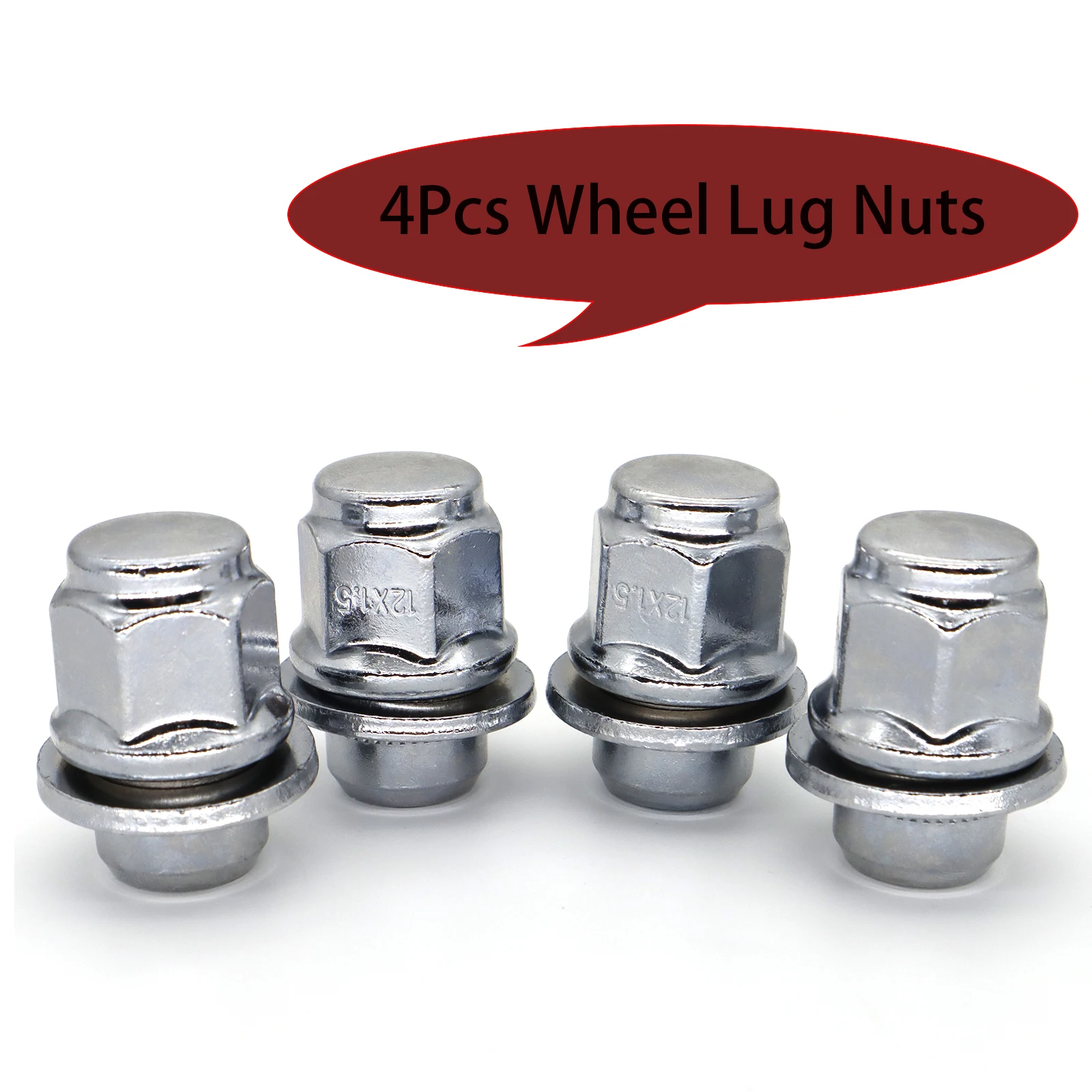 

Автомобильные гайки для колес m12x1, 5, 4 шт., серебристые, для Toyota 4runner, Tacoma Camry C-HR Prius RAV4 Corolla Lexus ES350 IS300, автомобильные аксессуары