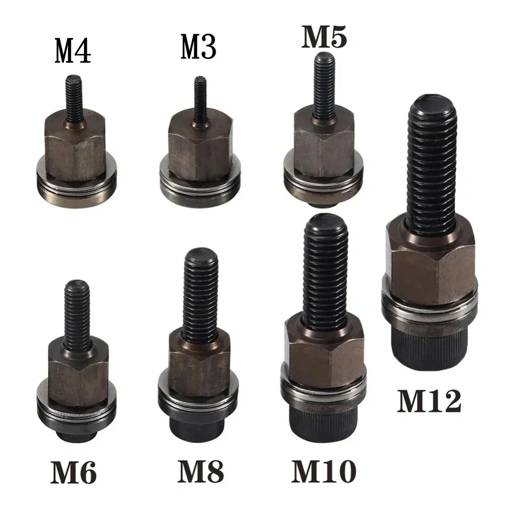 1Pc Hand Rivet Nut Gun Head Mandrel Manual Riveter M3 M4 M5 M6 M8 M10 M12 Hand Electric Screwdriver Simple Installation Tool