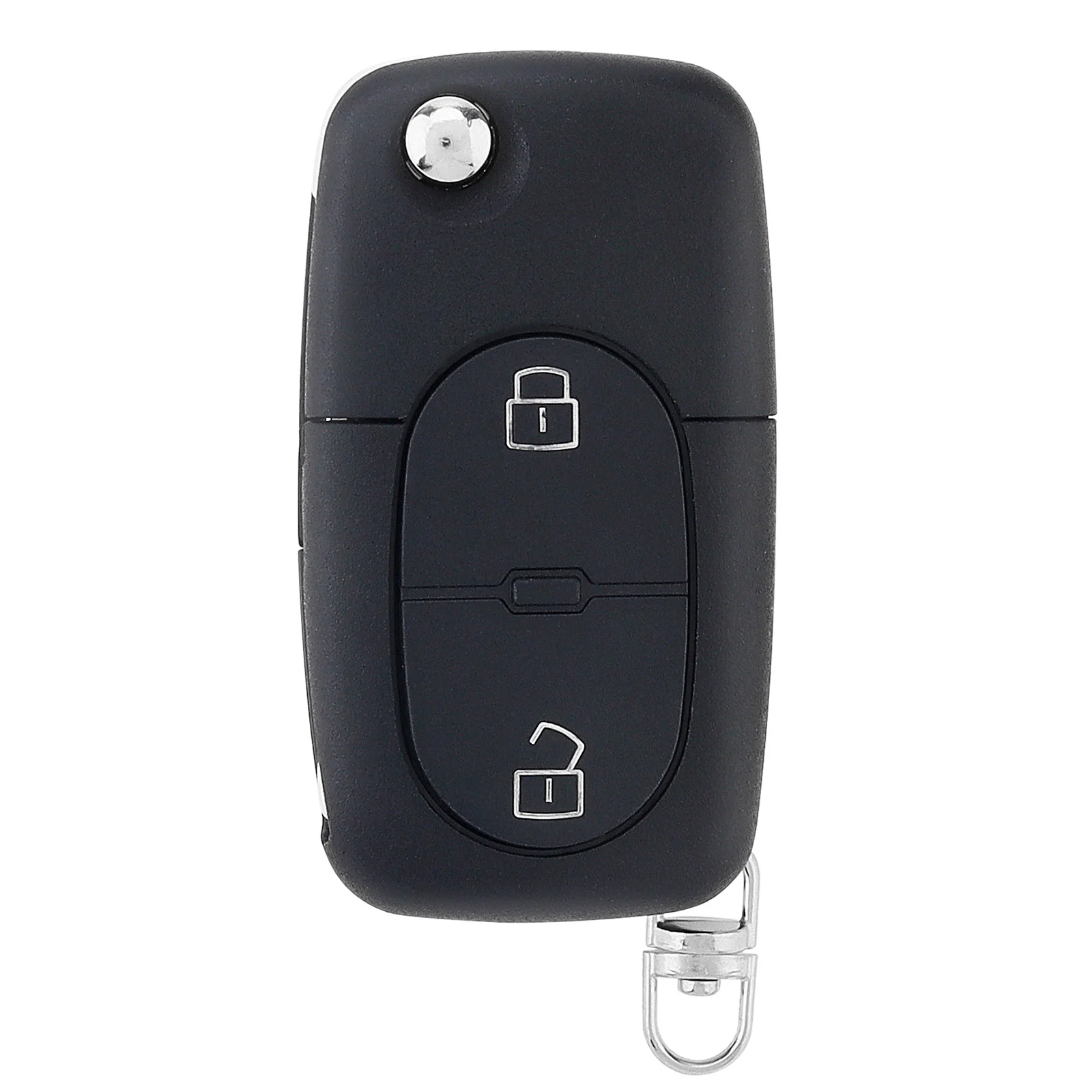 

434 МГц, 2 кнопки, автомобильный пульт дистанционного управления, подходит для Audi A3 A4 A6 A8 B6, умный бесключевой доступ 4D0837231R, чехол для брелока с чипом ID48