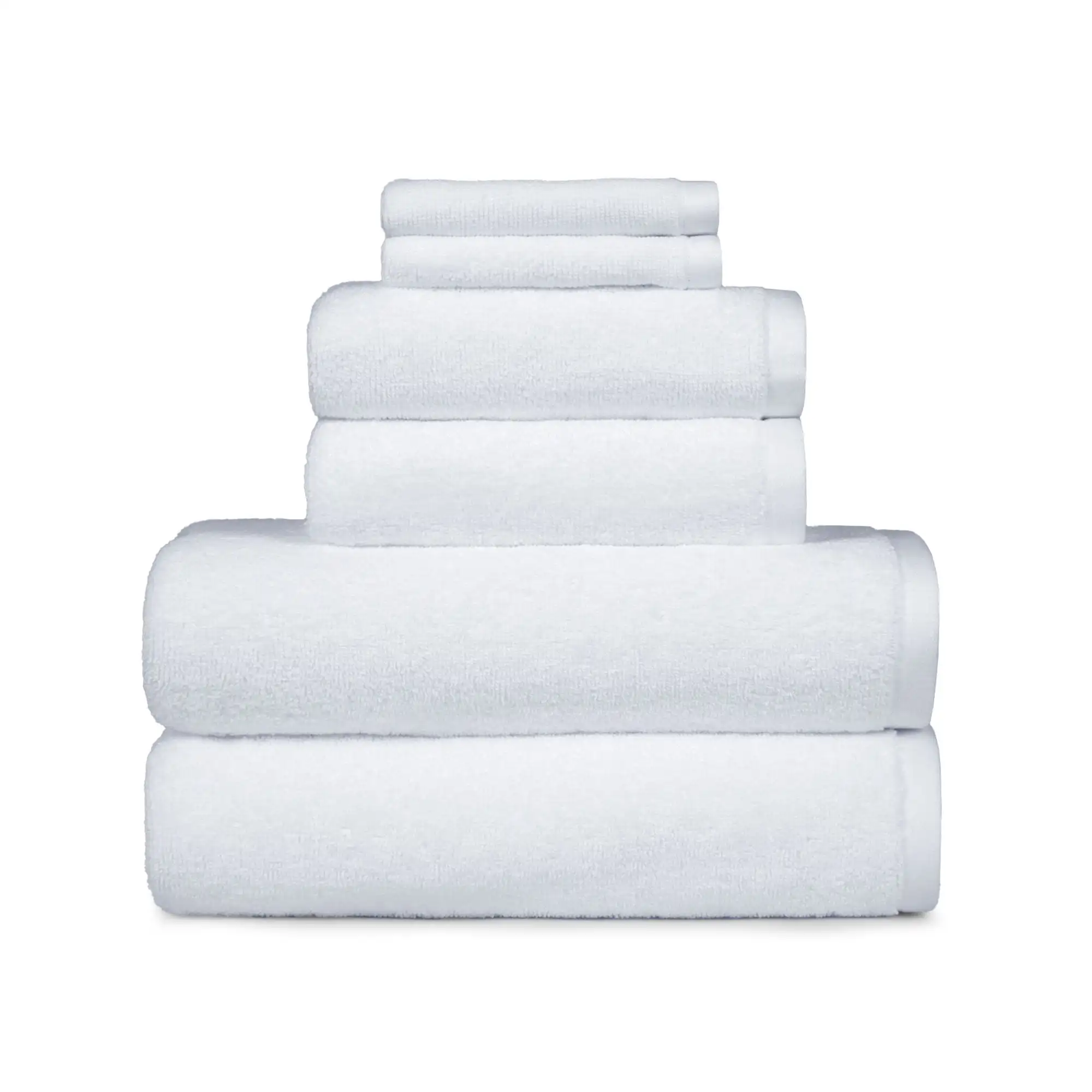 

PowerLoft AIRRICH®Набор хлопковых полотенец из 6 предметов, арктический белый