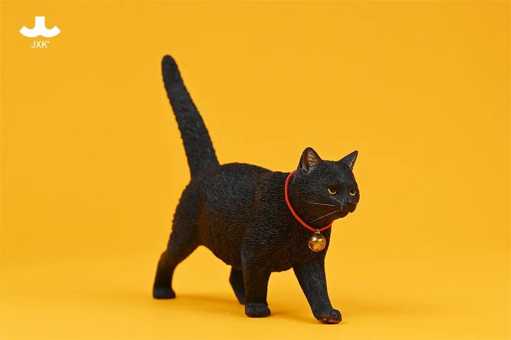 JXK JXK196 12.5x3x9cm 1/6 スケール田舎猫オレンジ猫ビーバー花三花