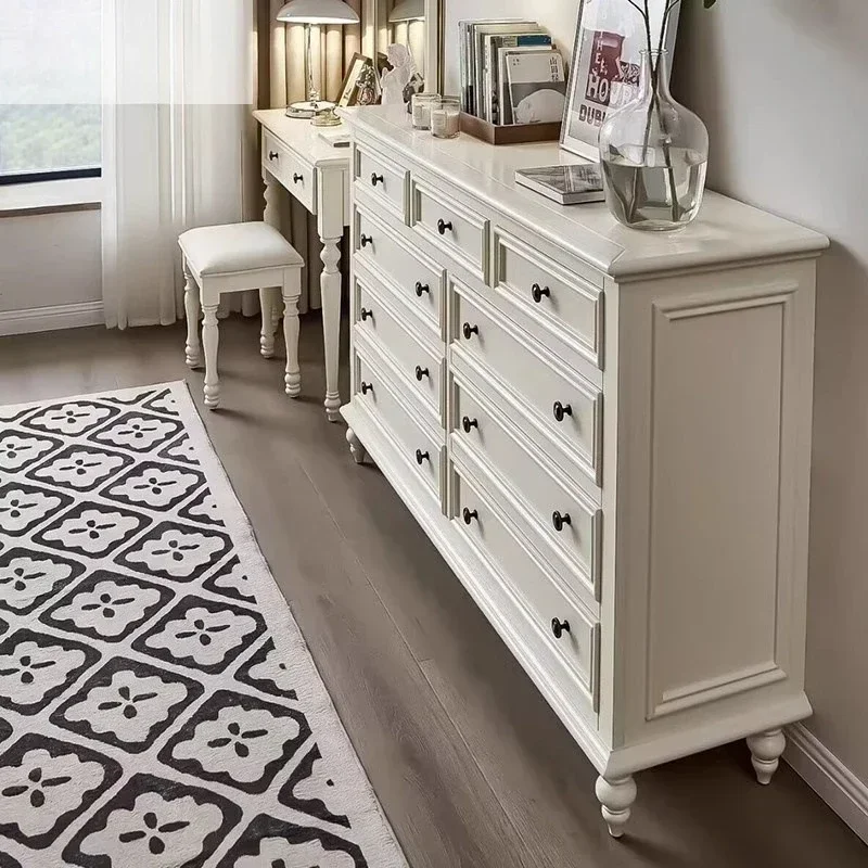 

2025Bedroom Furniture Modern White Big Storage Dressers6high Quality