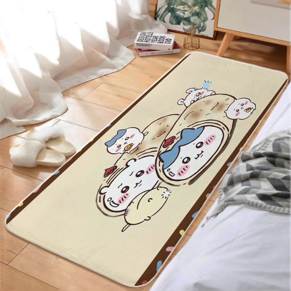 Chiikawas Bathroom Carpet for Home Entrance Floor Rug Mat Welcome Offers Doormat Outdoor Custom Bedroom Mats Things to the Room