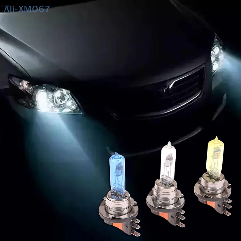 12V 55w H15 Halogen Bulb 6000k Super Bright White 5500-6000K Lamp Car Light Source Bulbs Light Bulbs On Cars