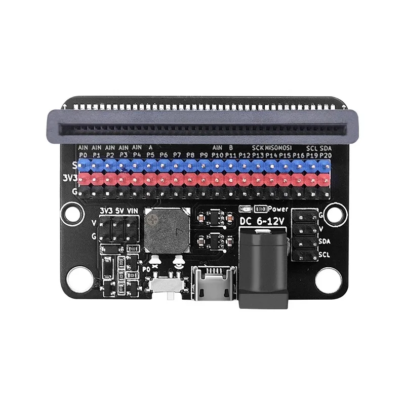 Emakefun Microbit Expansion Board Horizontal With On Board Passive Buzzer GPIO IOBIT 5V Supports Scratch Python