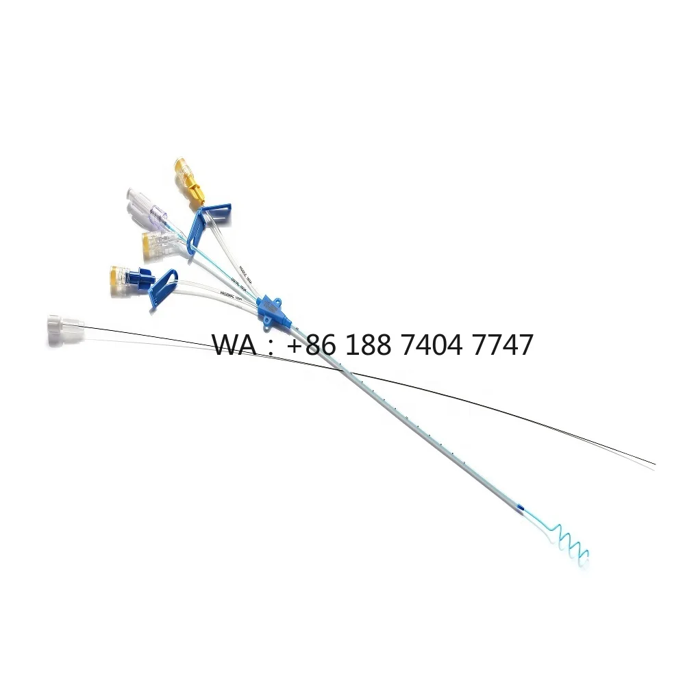 catheter-veineux-central-peripherique-a-double-ou-triple-canal-type-desinfectant-a-l'ozone-catheter-cvc-de-type-midline-4f-8f-simple