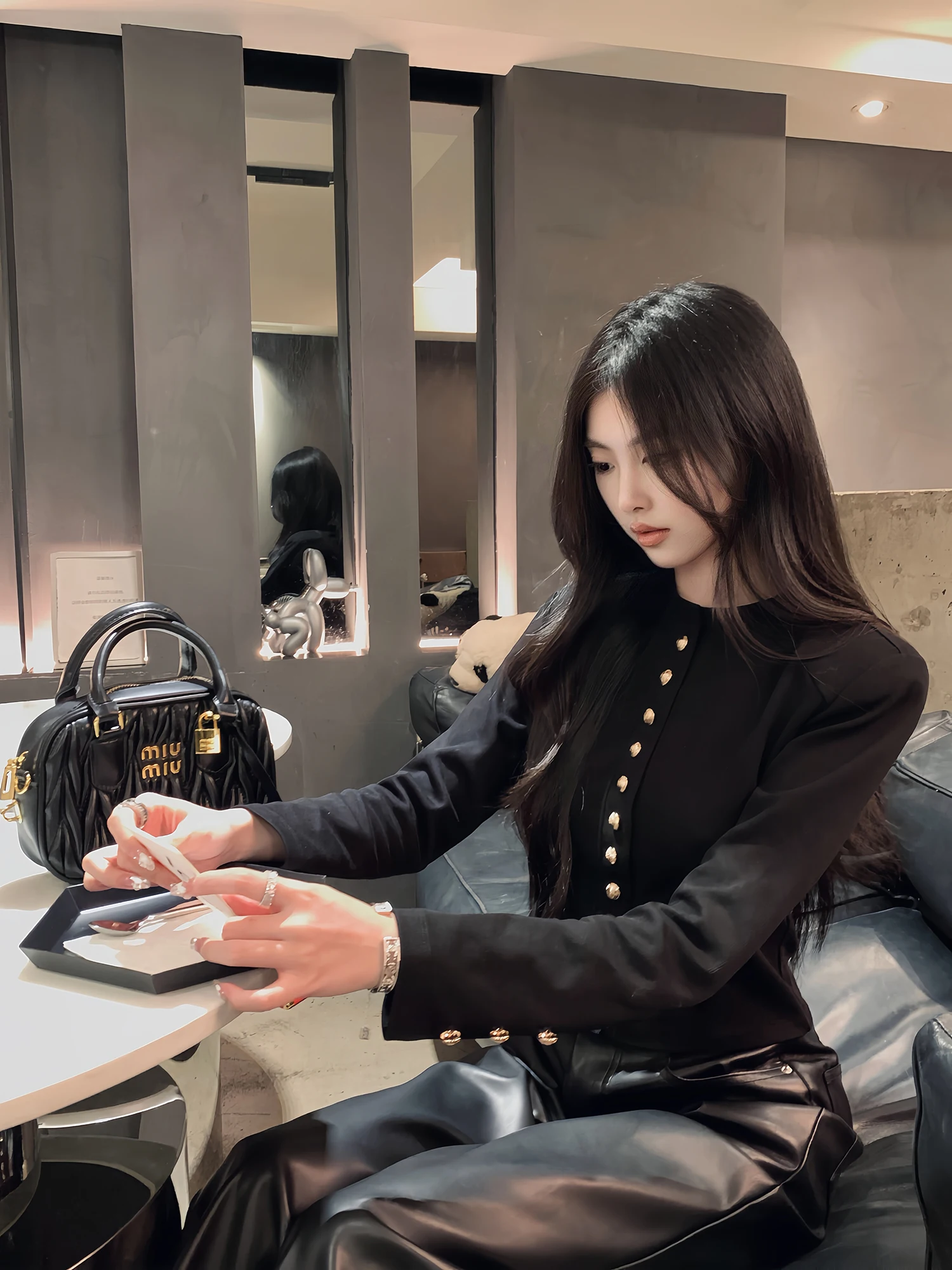 

Женский тонкий кардиган Bla Slim Fit для ранней осени 2025 года, новый, облегающий, вязаный, с пуговицами, из смесового хлопка, длинный