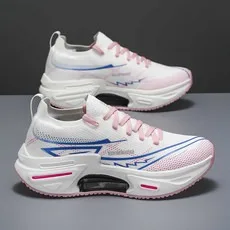 

2025 New Couple Running Shoes Cushioning Carbon Plate Racing Marathon Athletic Shoes Comfortable Non-slip Sports Tennis Shoes