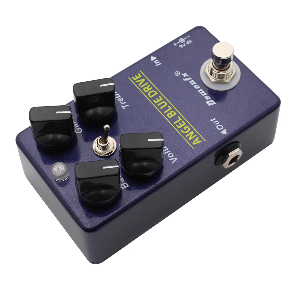 Demonfx-Angel Blue Drive Guitar Effect Pedal, Overdrive Clone TM V2.0 Overdrive, New