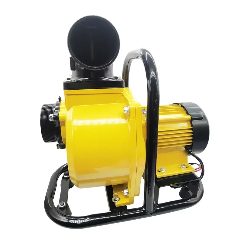 custom New 3 Inch 350W Brushless DC Self Priming Centrifugal Sewage Water Pump for MPPT Solar 24V System