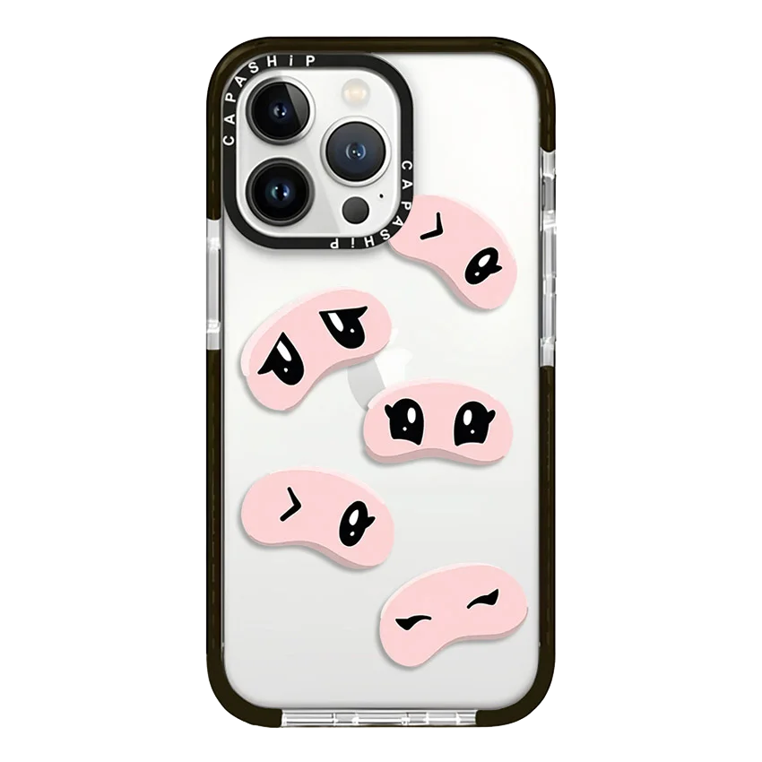 Etui Cute Eyes Cute Cartoon Cherry do iPhone'a 16 15 14 13 12 11 Pro X XS XR Max 7 8 Plus SE Miękka, wstrząsoodporna tylna obudowa z TPU