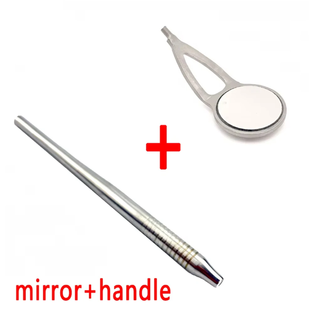 

Dental Mouth Mirror Handle Odontoscope for Oral Inspection Teeth Whitening Cleaning and Hygiene Dentist Tool