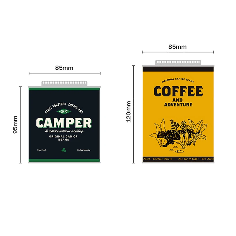 Recipiente de Almacenamiento para Café en Grano, Hermético, para Mantener la Frescura, Ideal para Camping, 150g/200g