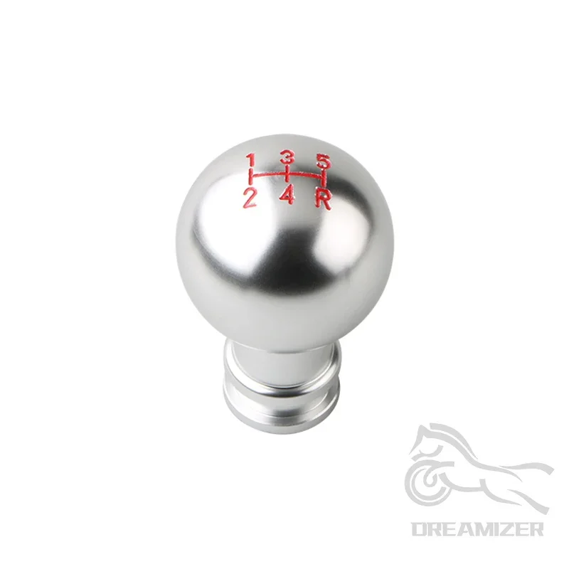 

Gear Shift Knob Aluminum 5 Speed JDM Matte Ball Shape for Honda Civic FD2 FN2 EP3 TYPE R DC2 DC5 Fit City M10*1.5 Shifter Knob