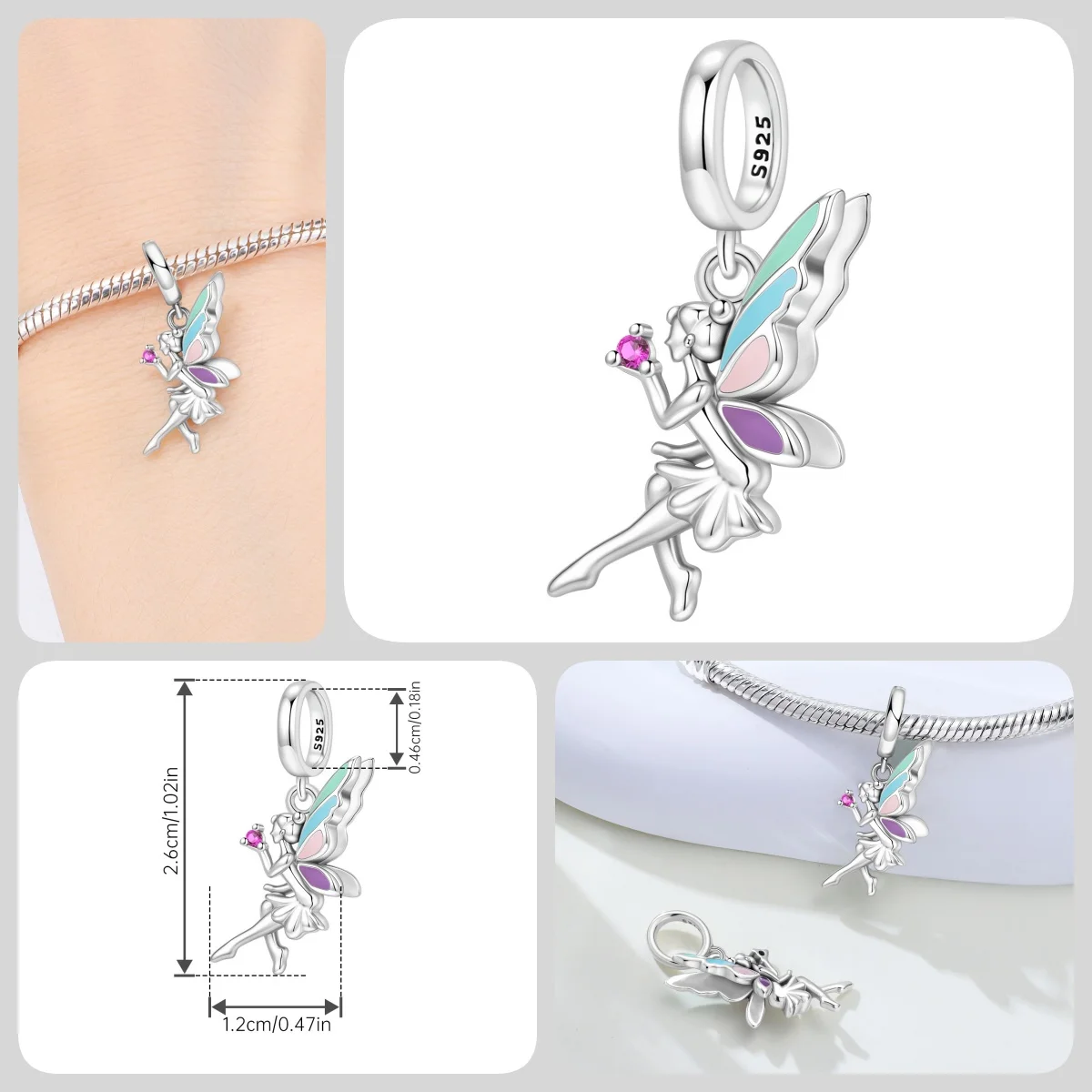 925 Sterling Silber Märchen Der Nussknacker Prinz Prinzessin Charms Perlen Passend für Armbänder Halsketten DIY Valentinstag Geschenke 2026 – Detail 22