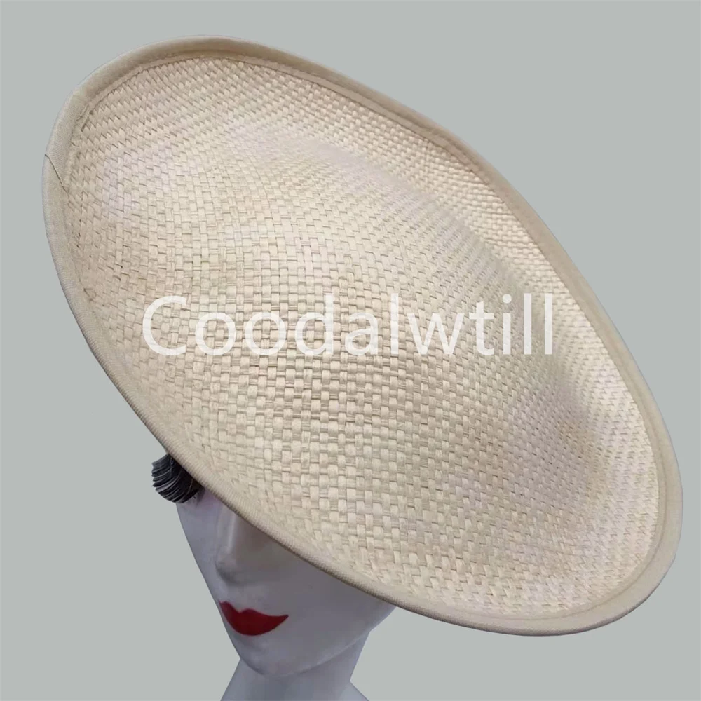 30CM Paper weaving Fascinator Base For Wedding Fascinator Headpiece DIY Hair Accessories Derby Ascot Millinery Cap Craft