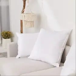 100% Cotton Goose down Feather Square Cushion Pad Filling 45x45cm 50x50cm 60x60cm Decorative Sofa Sitting Pillow Home Decoration