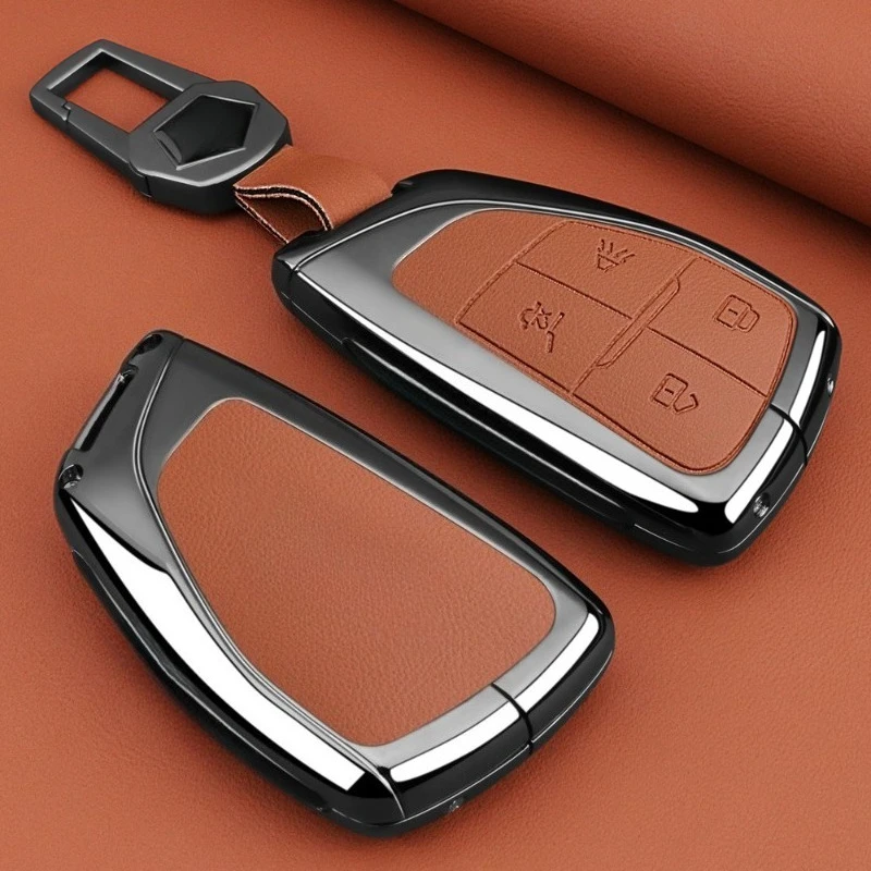 Capa de chave de liga de zinco premium para Buick LaCrosse Platinum/GL8 Landau/Envision Plus (2025) - Escudo protetor de chave fob