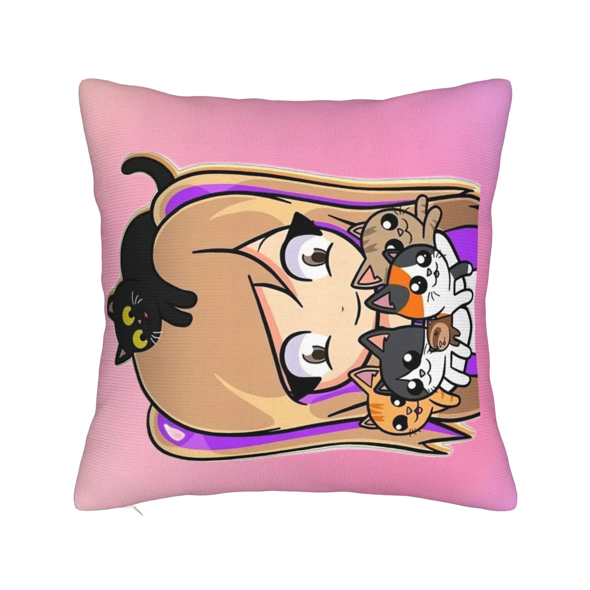 Relax Dense Real Mix Collage Lyna Vallejos  Pillow Case  Square Pillow Cover Retro Trendy Cushion Cover For Sofa Car Home Decor