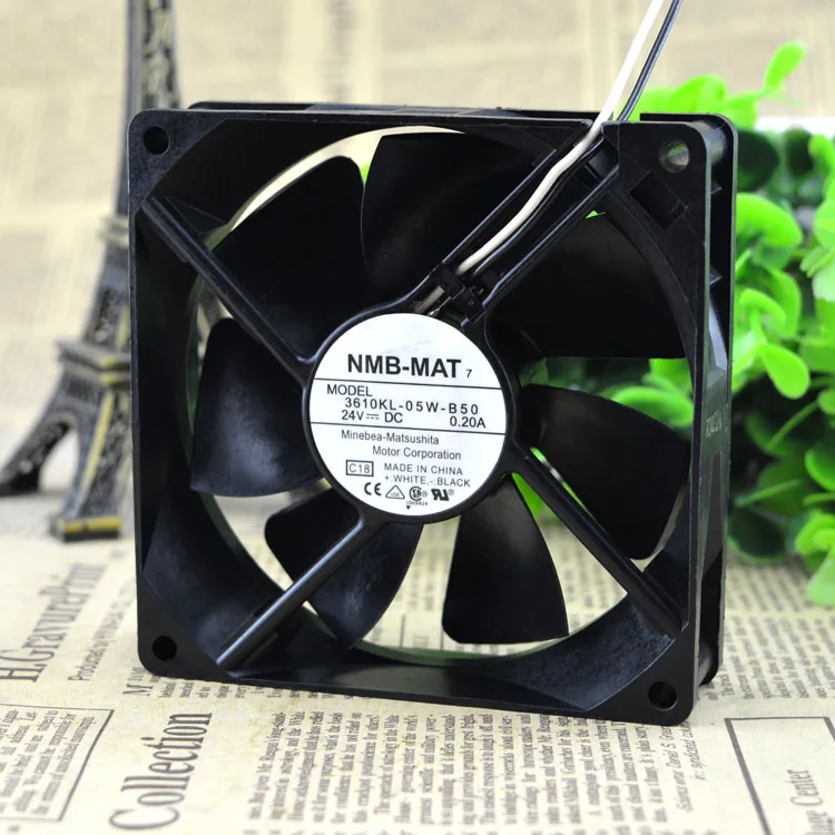 New Cooling Fan Original For NMB-MAT 3610KL-05W-B50 9025 24V 0.2A 90CM Silent Inverter