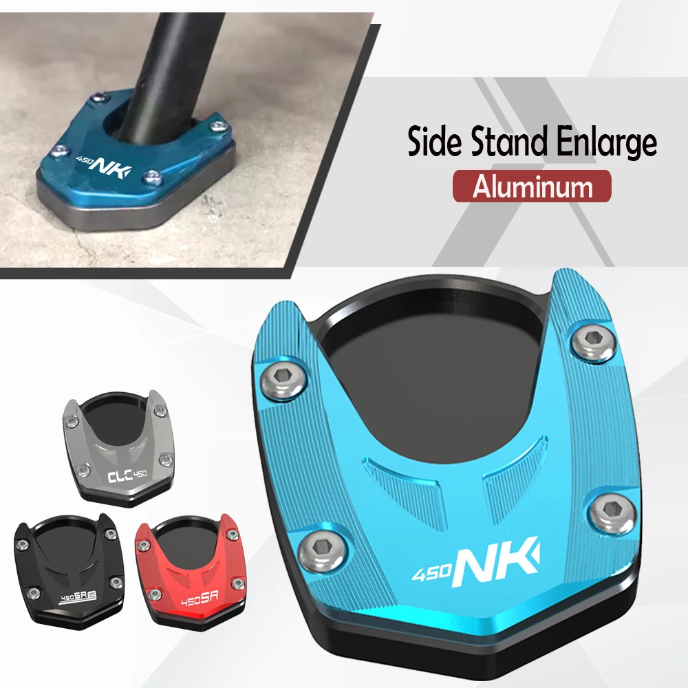 

2025 2024 450 SR SS NK For CFMOTO 450SR 450SS 450NK 2022 2023 Motorcycles Foot Side Stand Enlarger Plate Pad Kickstand Extension
