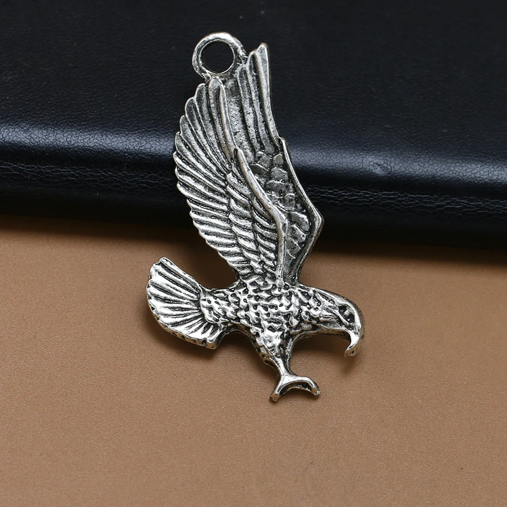 

10 Pcs Alloy Eagle Pendant Bracelets Charms Diy Connector for Jewelry Making Supplies Accessory