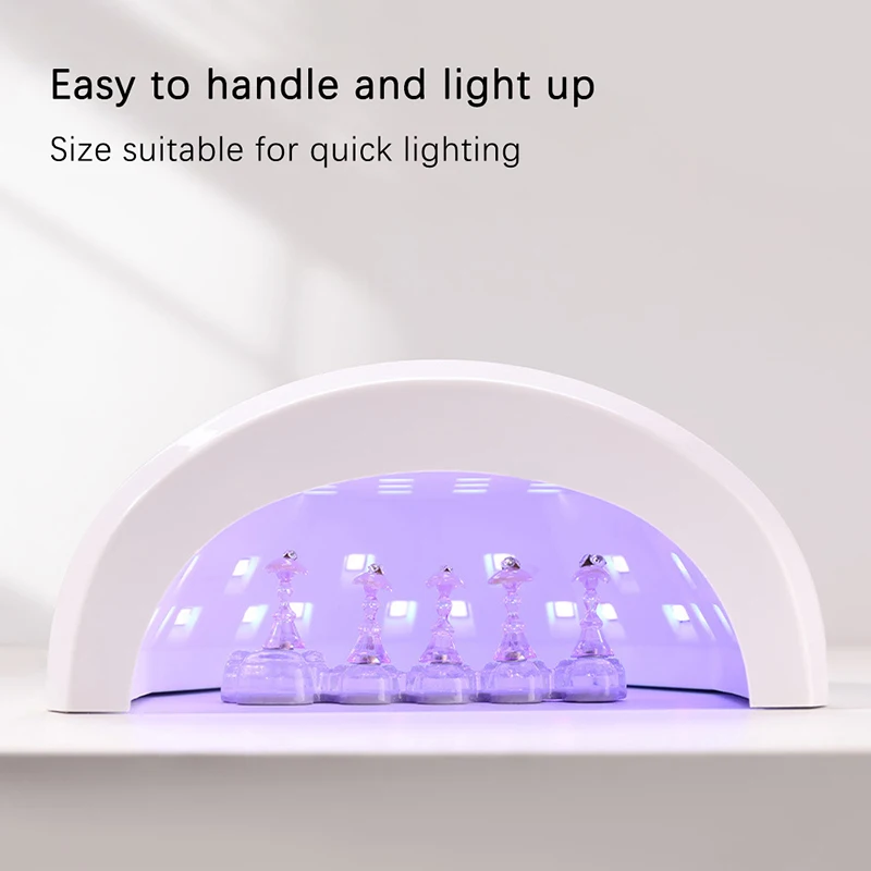 حامل أظافر بمخلب القط للضغط على الأظافر من راتينج أورورا يظهر أرفف عرض الأظافر حامل مغناطيسي أدوات تنظيم الأظافر