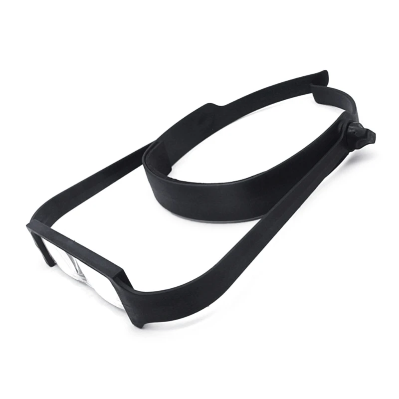 Headband Glass with Interchangeable Lenses for Sewing Crafts 1.6X 2X 2.5X 3.5X Head Mounted Magnifier Lens Dropship