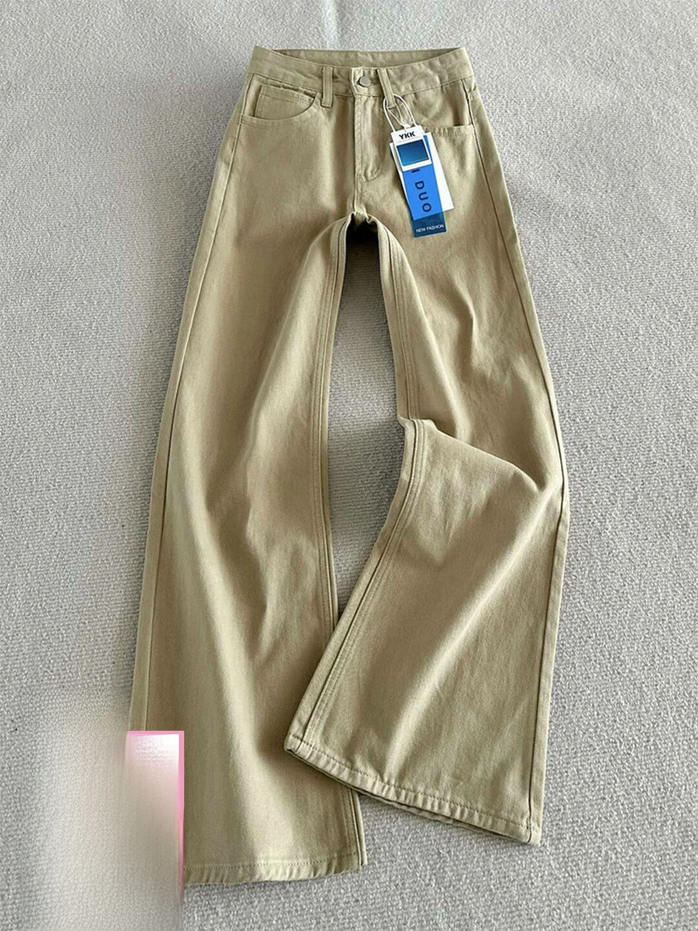 

Vintage High Waist Wide Leg Jeans Women's Thin Loose Fit Summer New Style Versatile Casual Straight Cut Denim Pants