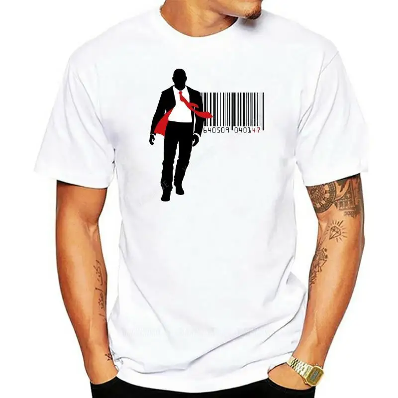 Hitman Agent 47-Camiseta de Hitman para hombre, camisa de manga corta, informal, Popular, bonita, de diseño, nueva llegada tee