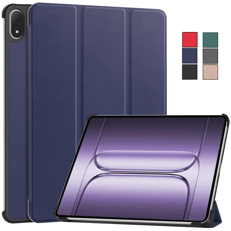 

For Oneplus Pad 3 Case 13.2 inch Trifold Leather Stand Hard Smart Cover For Funda OPPO Pad 4 Pro / Oneplus Pad 2 Pro Case 13.2"