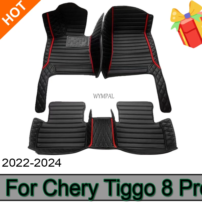 

Car Floor Mats For Chery Tiggo 8 Pro Five Seats 2022-2024 23 Custom Auto Foot Pads Automobile Carpet Cover Interior Accessories