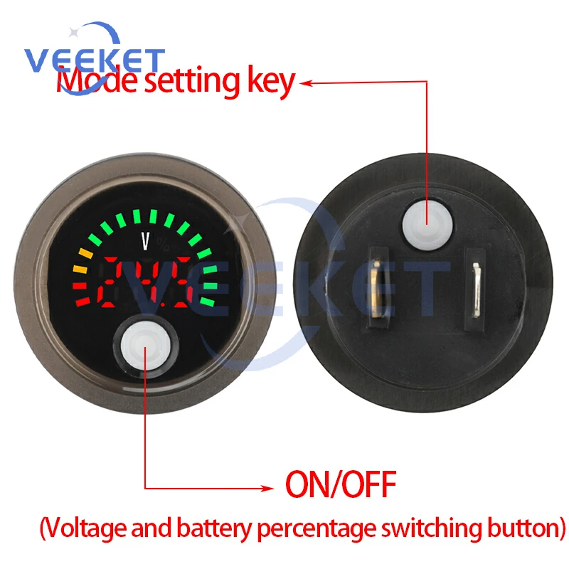 DC7-100V Mini LED Digitale Voltmeter Display Bedraad/Termina Auto Spanning Stroom Indicator Meter Volt Detector Tester