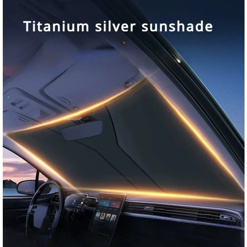 Car Sunblock Sunblock Thermal Insulation Sunblock Blinds Front Windshield Car Cover Sunshade Umbrella