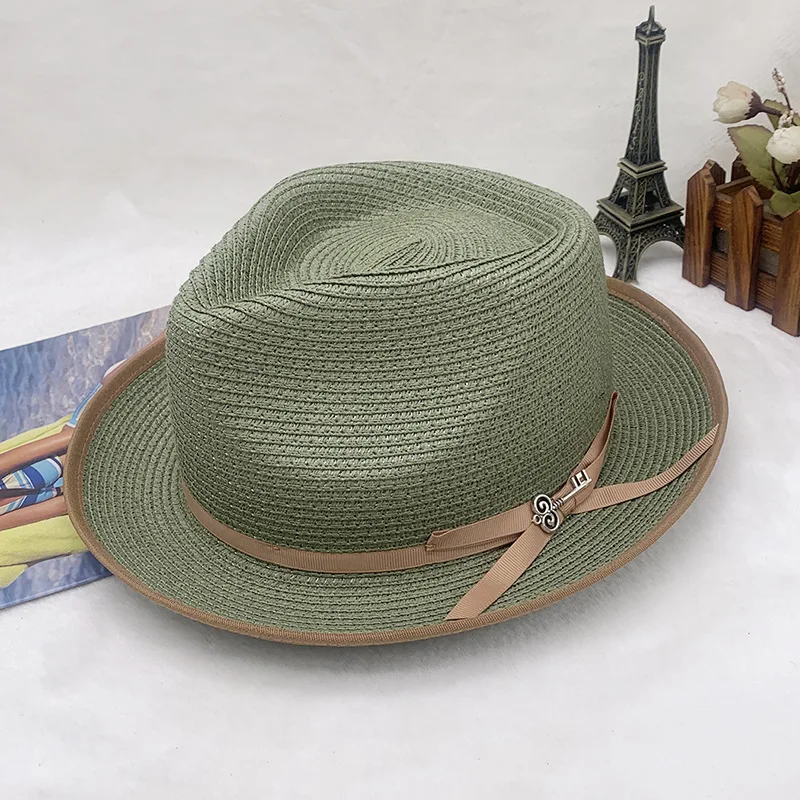 Straw Sun Hats for Women and Men Sunscreen Sunshade Farm Work Hiking Roll Brim Head Wear Fashion Street Party Caps Beach