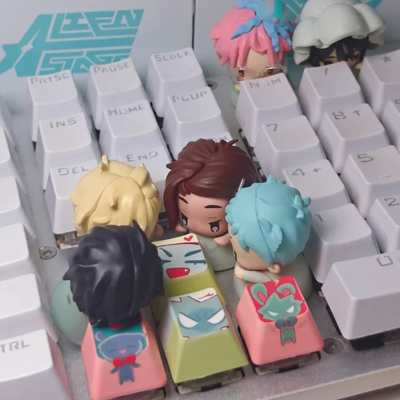 재고 있음 정품 Aet 에일리언 스테이지 베이비 시리즈 블라인드 박스 기계식 키캡 귀여운 이반 루카 미지 틸 모델 실용적인 장식품