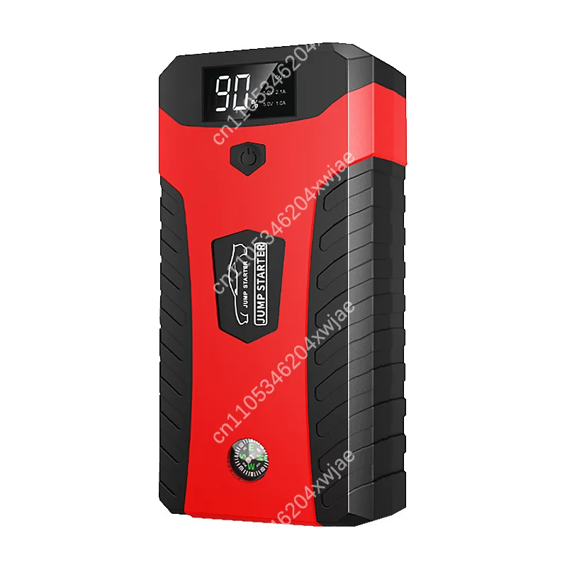 Large Capacity 12V Portable Car Battery Jump Starter Emergency Power Bank Charger Device