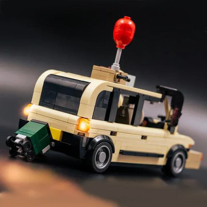 Moc ビルディングレンガシティカーモデルローバーヴィンテージカーテクノロジーモジュラーブロックホリデーギフトおもちゃ子供のための DIY セットアセンブリ